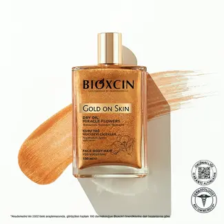 Bioxcin Bioxcin Gold On Skin Trockenöl 100 ml – Gold-Bronze Glanz & Tiefe Pflege