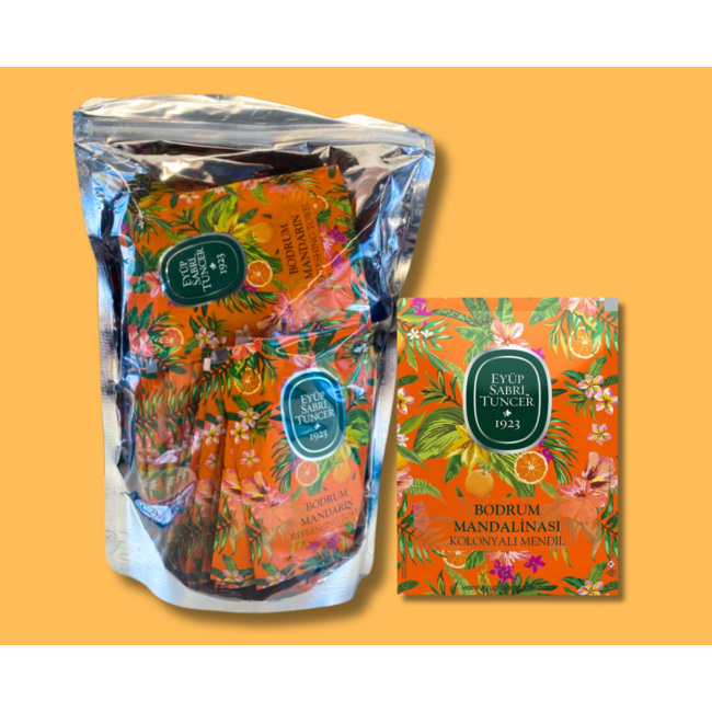 Eyup  Sabri Tuncer Bodrum Tangerine Keulen-doekjes, 50 stuks (groot formaat)