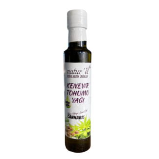 Herbal Drogist Huile de graines de chanvre naturelle 250 ml (pressée à froid)