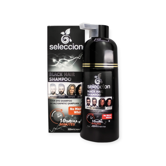 Seleccion Naturel Champú Cubre Canas Seleccion para Cabello Negro – 300 ml