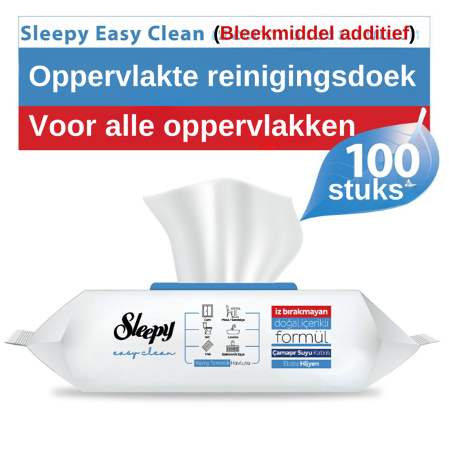 Sleepy Clean Surface Cleaning Towel Introduction Package 3x100 (300 Sheets)