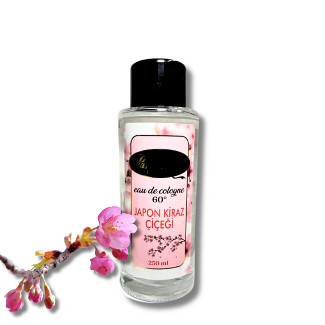 Pamukkale Japanese Cherry Blossom Cologne 250 ml Glass Bottle