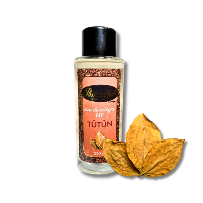 Pamukkale Tobacco Eau de Cologne 250 ml glass bottle