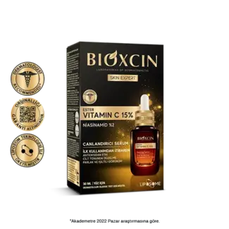 Bioxcin Sérum revitalisant Bioxcin Ester Vitamine C 15% Niacinamide (B3) 30 ml