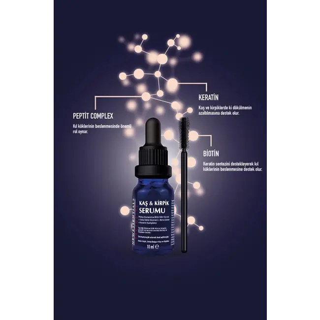 New Essentials Eyebrow and Eyelash Serum 10 ml (Keratin Complex + Biotin + Plant Stem Cell)