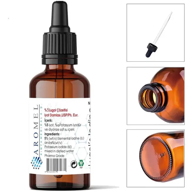 Aromel Gotas de Yodo 5% 30 ml – Solución de Lugol