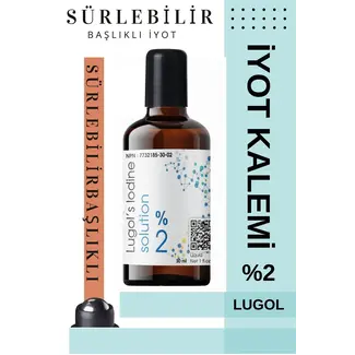 Aromel Solución de Yodo Aromel 2% – 30 ml con Aplicador Roll-on | Para Jaula de Yodo