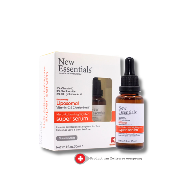 New Essentials Aydınlatıcı, Canlandırıcı & Cilt Tonu Eşitleyici Süper Serum