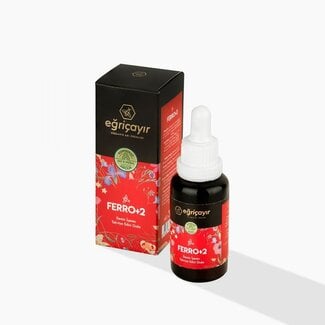 Egricayir Eğriçayır Ferro+2 Eisensupplement 30 ml – Für Kinder und Erwachsene