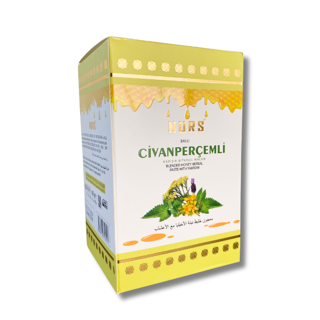 Nurs Pâte d'herbes mélangées avec Achillée millefeuille et Miel 400 g (spécialement pour les femmes)