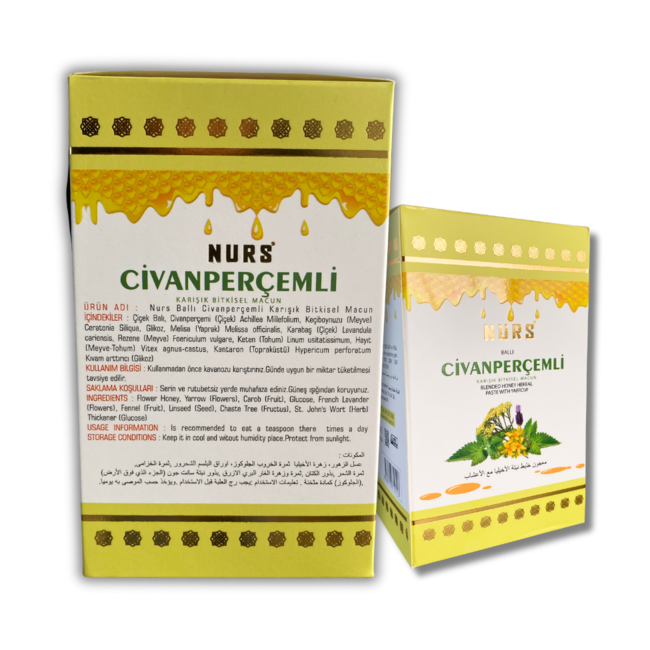 Nurs Gemischte Kräuterpaste mit Schafgarbe und Honig 400 g (speziell für Frauen)