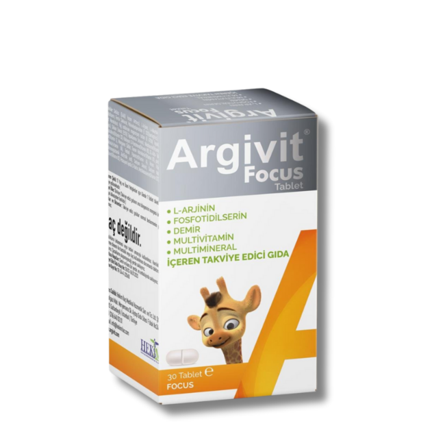 Argivit Argivit Focus 30 Tablet (Odaklanma ve Zeka Gelişimi )