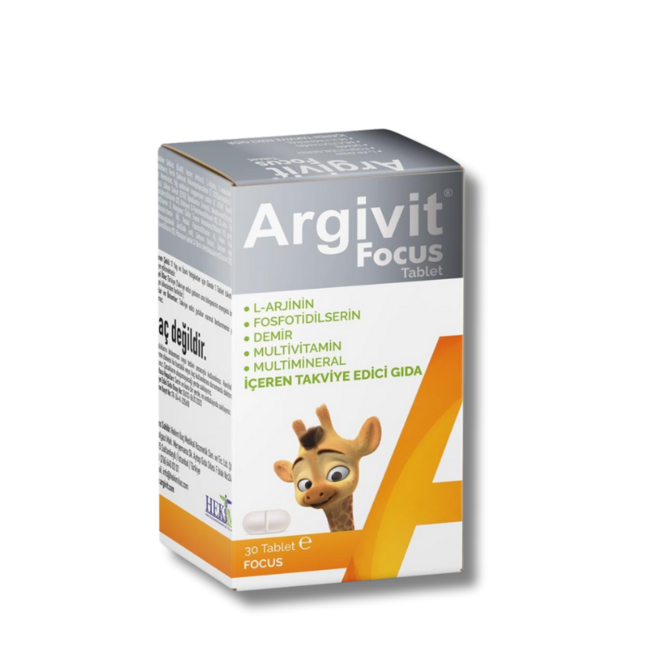 Argivit Focus 30 Comprimés (Développement de la concentration et de l'intelligence)