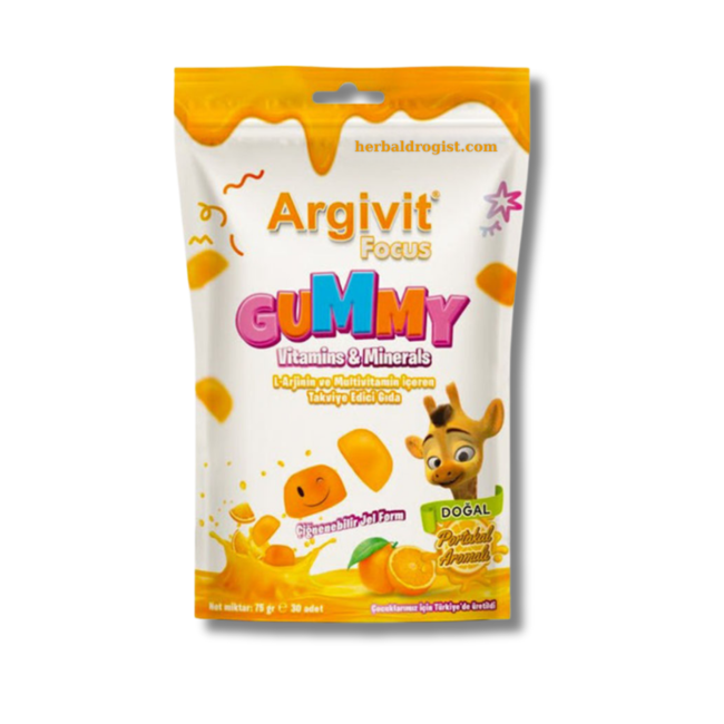 Argivit Focus Gummy Takviye Edici Gıda 30 Adet Çiğnenebilir Form