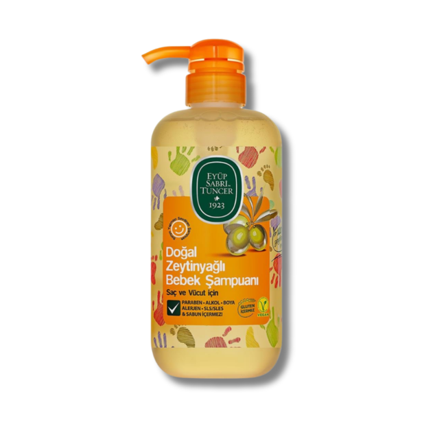 Eyup  Sabri Tuncer Natuurlijke Olijfolie Babyshampoo 600 ml