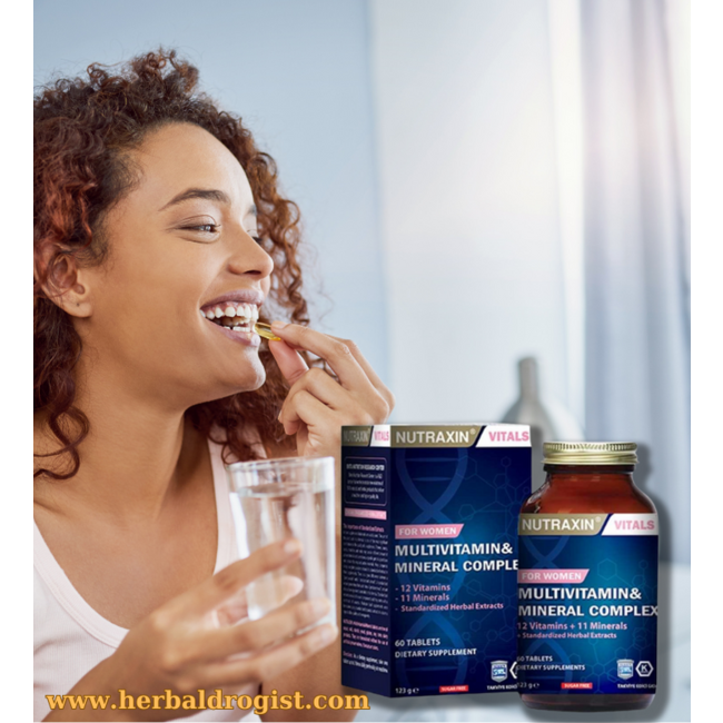 Nutraxin   Multivitamin-Mineralstoffkomplex 60 Tabletten (Für Frauen)