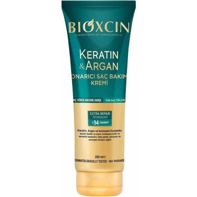 Bioxcin Keratine & Argan 4-delige Haarverzorgingsset