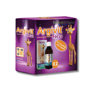 Argivit Argivit Focus Multivitaminesiroop Dubbel Familiepakket 2x150 ml