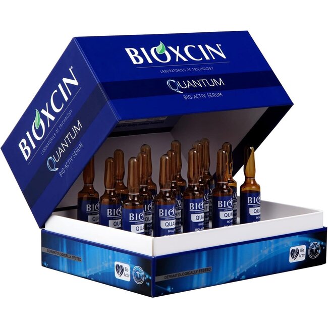 Bioxcin Quantum Bio-Activ  Serum  (15 x 6 ml) &Shampoo(300ml) + Nutraxin Keratin Formülü (60 kapsül)