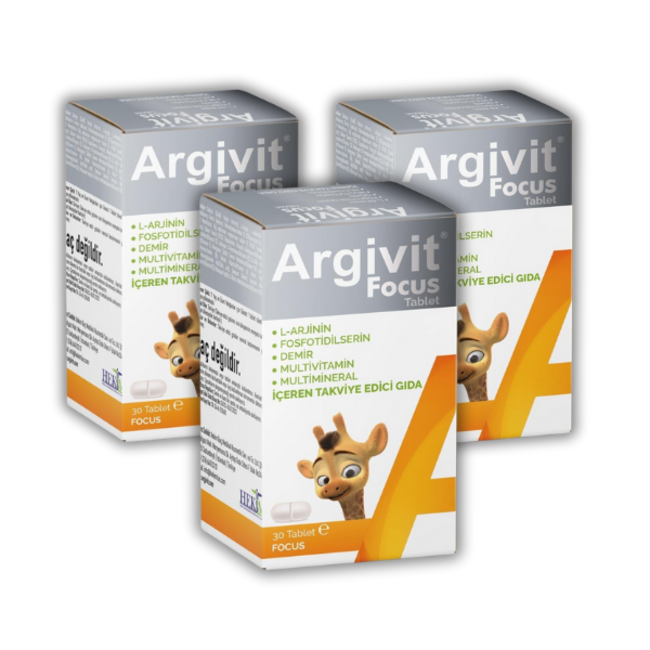 Argivit Argivit Focus 30 Tabletten (Focus- en Intelligentieontwikkeling)