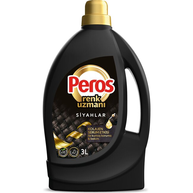 Peros Kleurexpert Kollagenserum-Effekt für Schwarzes Flüssiges Waschmittel 3L