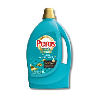 Peros Kleurexpert Séries de Détergents Liquides 3L (pour La Laine et les Vêtements Délicats)