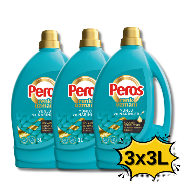 Peros Colourexpert Liquid Detergent Series 3L (for Woolen and Delicate Clothing)
