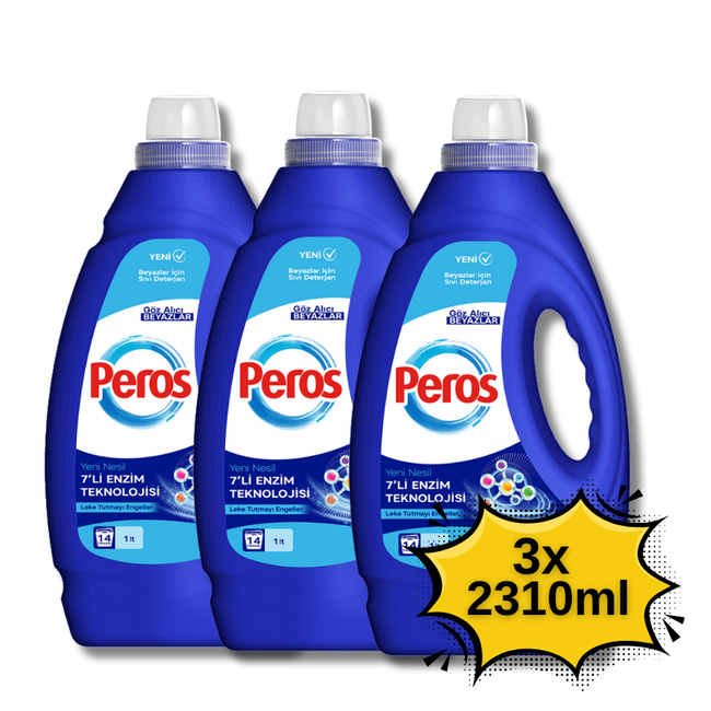 Peros Lessive Liquide Brillant Blanc - 2310 ml