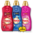 Peros Soft Weichspüler Serie: 3 x 1440ml - Verschiedene Düfte, speziell für Sie!
