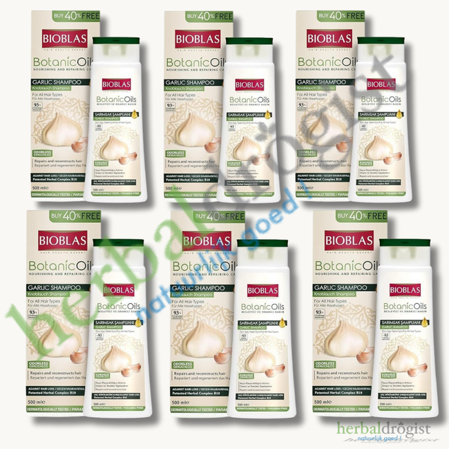 Bioblas Knoblauchshampoo 6x500ml (Gegen Haarausfall)