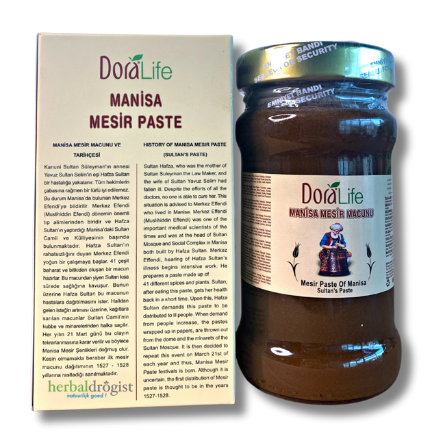 Herbal Drogist Macun Natural de Mesir de Manisa 400 g – Mezcla Tradicional de Hierbas y Especias