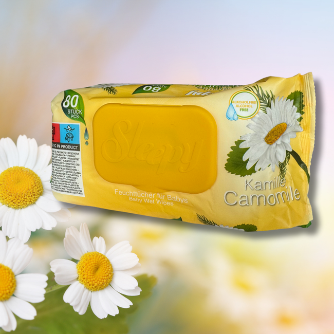 Sleepy With Chamomile scent Baby Wipes 80 Wipes