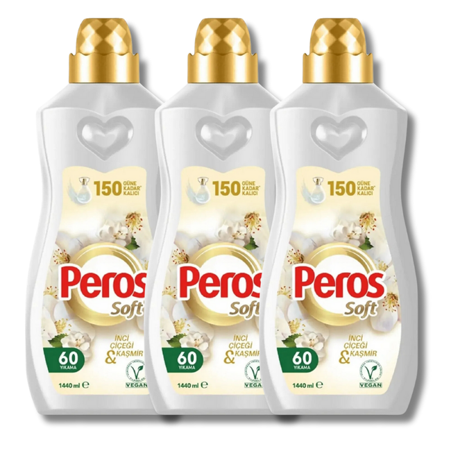 Peros Konzentrierter Weichspüler Perlenblume & Kaschmir 1440 ml