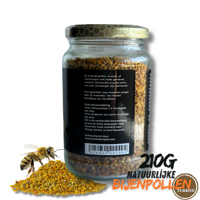 Köyceğiz Balı BeeQueen Natuurlijke Bijenpollen 210 gram