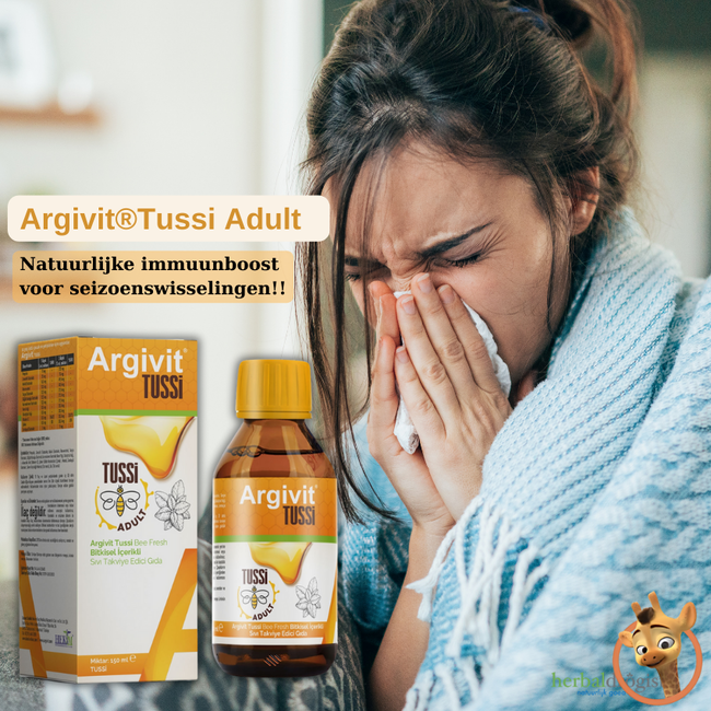 Argivit Tussi Adult Siroop 150ml (immuunondersteuning met natuurlijke inhoud)