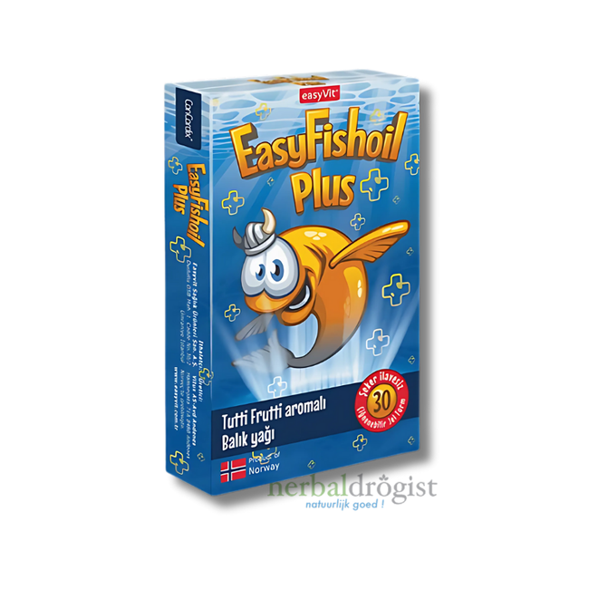 EasyVit EasyFishoil Plus 30 Kauwbare Gel: