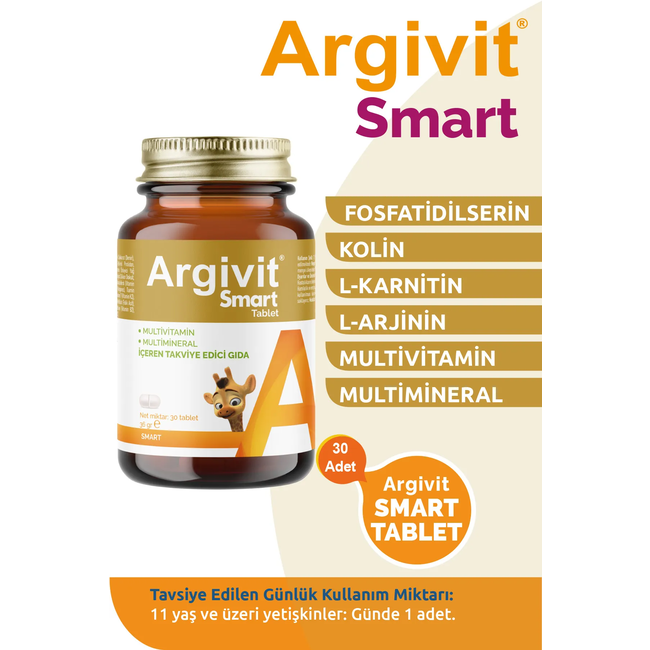 Argivit Smart Tablet Multi Vitamin  30 Tablet