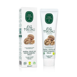 Eyup  Sabri Tuncer Dentifrice naturel à la noix et à l'extrait de coquille de noix 90 ml