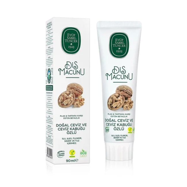 Eyup  Sabri Tuncer Natürliche Zahnpasta mit Walnuss und Walnussschalextrakt 90 ml