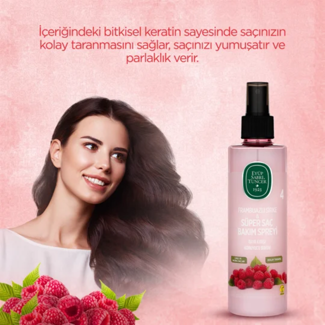 Eyup  Sabri Tuncer  Frambozen Azijn & Super Haarverzorgingsspray 250ml