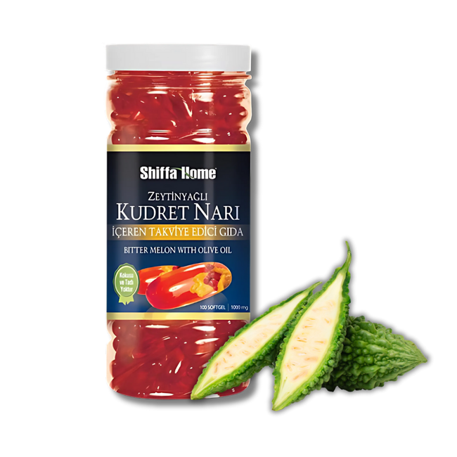 AksuVital Bitter Melon Oil with Olive Oil 600 mg x 100 softgels