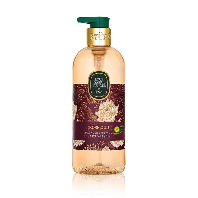 Eyup  Sabri Tuncer Rose Oud Natural Olive Oil Liquid Soap 500 ml