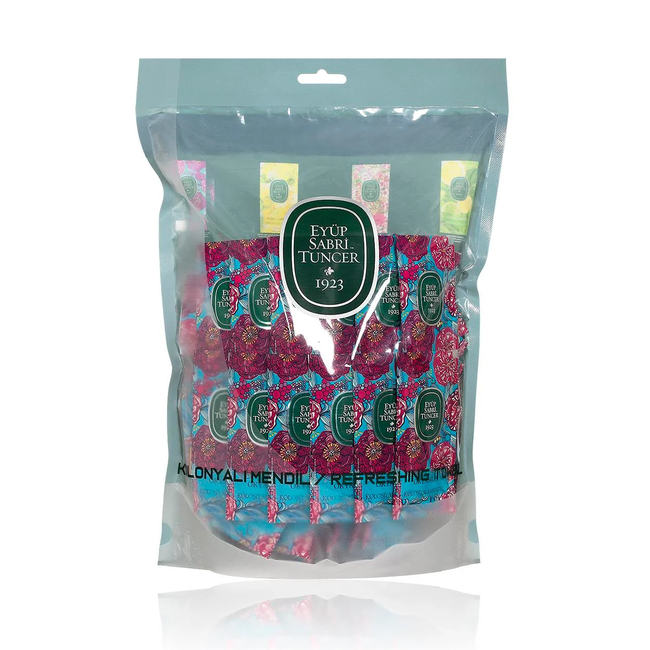 Eyup  Sabri Tuncer Toallitas Perfumadas con Colonia Oceánica 150 Unidades (Tamaño Pequeño)