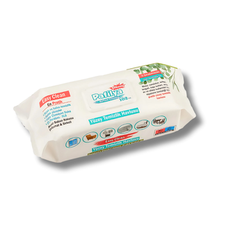 Pafilya Oppervlakte Reinigingsdoekjes met Witte Zeep, Baking Soda en Azijn - 102 Doekjes