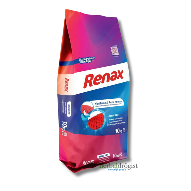 Renax Poederwasmiddel 10 kg - 2 stuks (kleuren + wit)