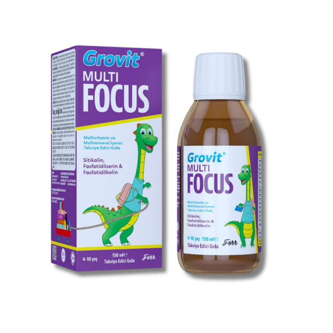 Grovit Multi Focus 150 ml (Steigerung der mentalen Leistung und Konzentration)