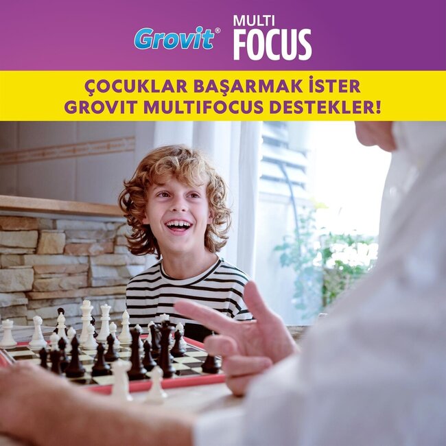 Grovit Multi Focus 150 ml (Increased Mental Performance and Concentration)