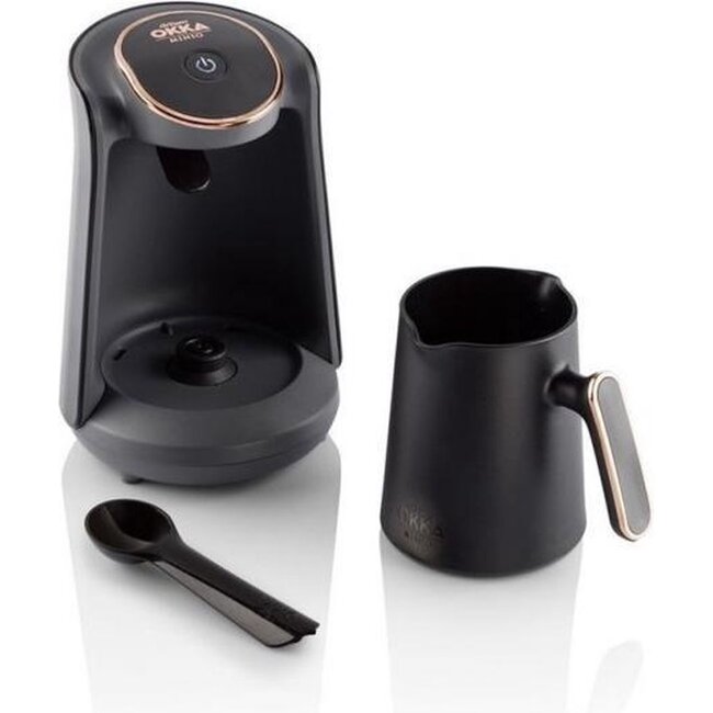 Arzum OKKA Minio Türkische Kaffeemaschine - (Kupferfarben) & GRATIS traditionelle Türkische Kaffee 100g