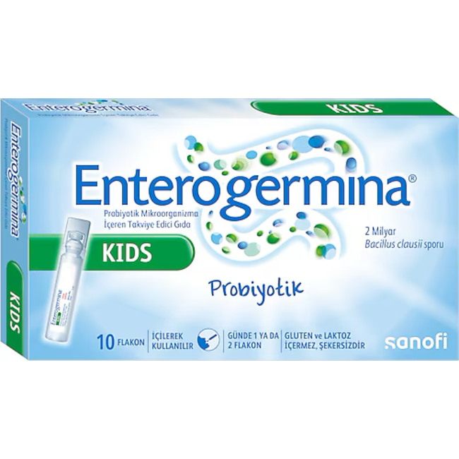 Enterogermina Probiyotik Çocuklar İçin 5 ml x 10 Flakon