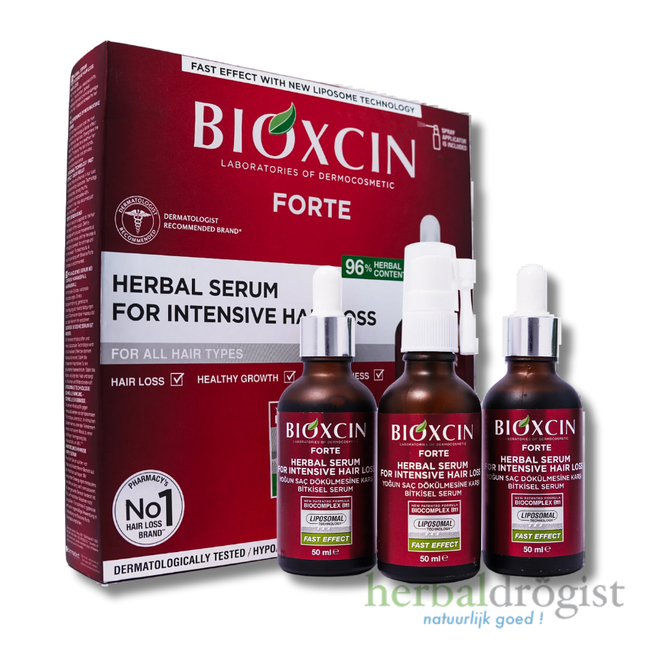 Bioxcin Sérum Forte Intensif Anti-Chute de Cheveux 3x50ml